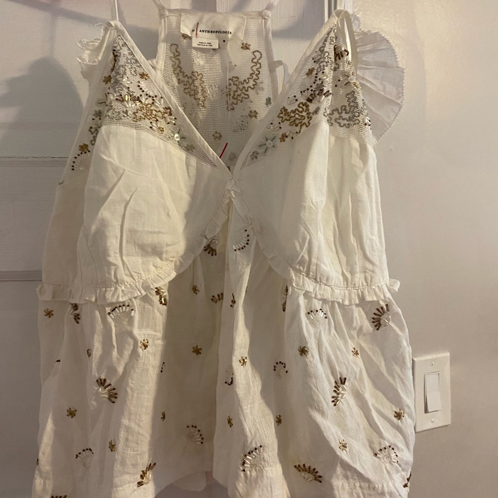 Anthropologie Embelleshed Tank!